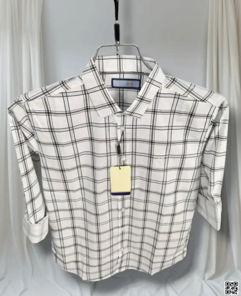 "Men's Cotton Full Sleeve Check Shirt"