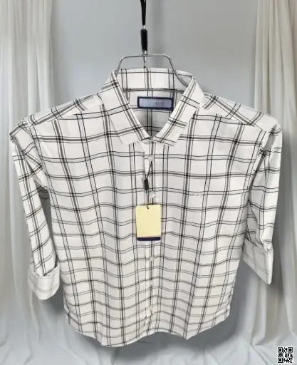 "Men's Cotton Full Sleeve Check Shirt"
